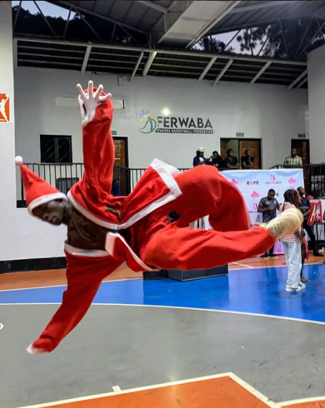 Modern dance performance